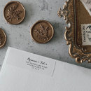 Search for black on white return address labels For her