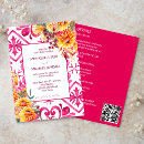 Search for fuchsia and orange wedding invitations Elegant