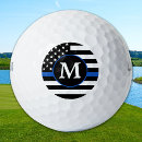 Search for police golf balls Thin blue line