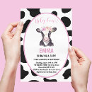 Search for cow baby shower invitations Floral