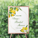 Search for lemon bridal shower welcome signs Yellow
