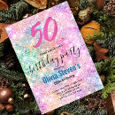 Search for glitter unicorn invitations For her