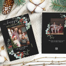 Search for red and black christmas cards Botanical