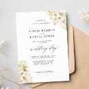 Search for white orchid wedding invitations Watercolor