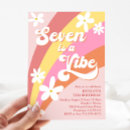 Search for seven birthday invitations Seven is a vibe