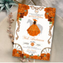 Search for orange quinceanera invitations Roses