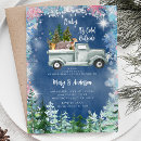 Search for truck gender reveal invitations Pink or blue