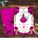 Search for fuchsia quinceanera invitations Magenta