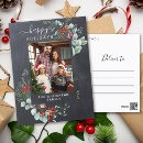 Search for blackboard christmas cards Watercolor