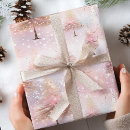 Search for pastel pink christmas wrapping paper White
