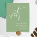 Search for green 60th birthday invitations Budget