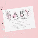 Search for elegant glitter baby shower invitations Winter