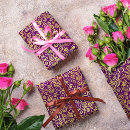 Search for gold and purple wrapping paper Girly