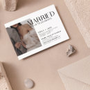 Search for just got married invitations Typography