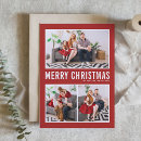 Search for modern typography christmas cards Red