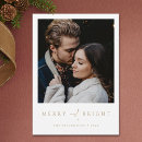 Search for simple elegant christmas cards Merry and bright