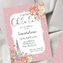 Search for paris bridal shower invitations Oh la la