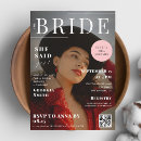 Search for magazine cover bridal shower invitations Unique