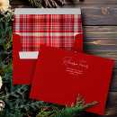 Search for red white gingham envelopes Plaid