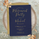 Search for navy farewell party invitations Elegant