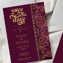 Search for indian wedding save the dates Gold