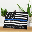 Search for law enforcement cards Thin blue line