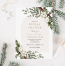 Search for holiday bridal shower invitations Chic