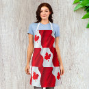 Search for canadian flag aprons Leaf