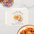 Search for waffle love postcards Pun