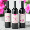 Search for pink wine labels Whimsical