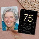 Search for seventy fifth birthday invitations Script