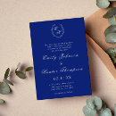 Search for royal blue and silver wedding invitations Luxury