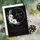 Search for gothic wedding invitations Black and white