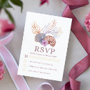 Search for beach invitations wedding rsvp cards Seashells