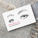 Search for long lash extension business cards Lashes