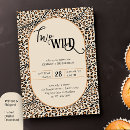 Search for animal print birthday invitations Girl