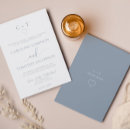 Search for minimalist dusty blue invitations Stylish