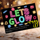 Search for lets glow invitations Neon