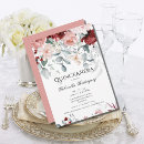 Search for watercolor burgundy floral invitations Blush