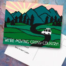 Search for mountain moving announcement cards Change of address