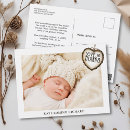 Search for birth announcement thank you postcards Gender neutral