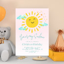 Search for you are my sunshine 1st birthday invitations Girl first birthday