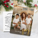 Search for peace love joy family photo christmas cards Real gold foil