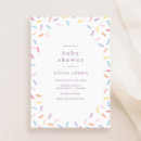 Search for rainbow sprinkles invitations Gender neutral