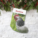 Search for rooster christmas stockings Cute