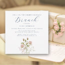 Search for wildflowers birthday invitations Botanical