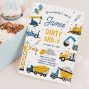 Search for dump truck birthday invitations Boy birthday party