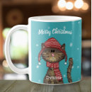 Search for christmas cat coffee mugs Funny