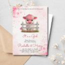 Search for cute cow baby shower invitations Farm