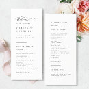 Search for wedding programmes black and white